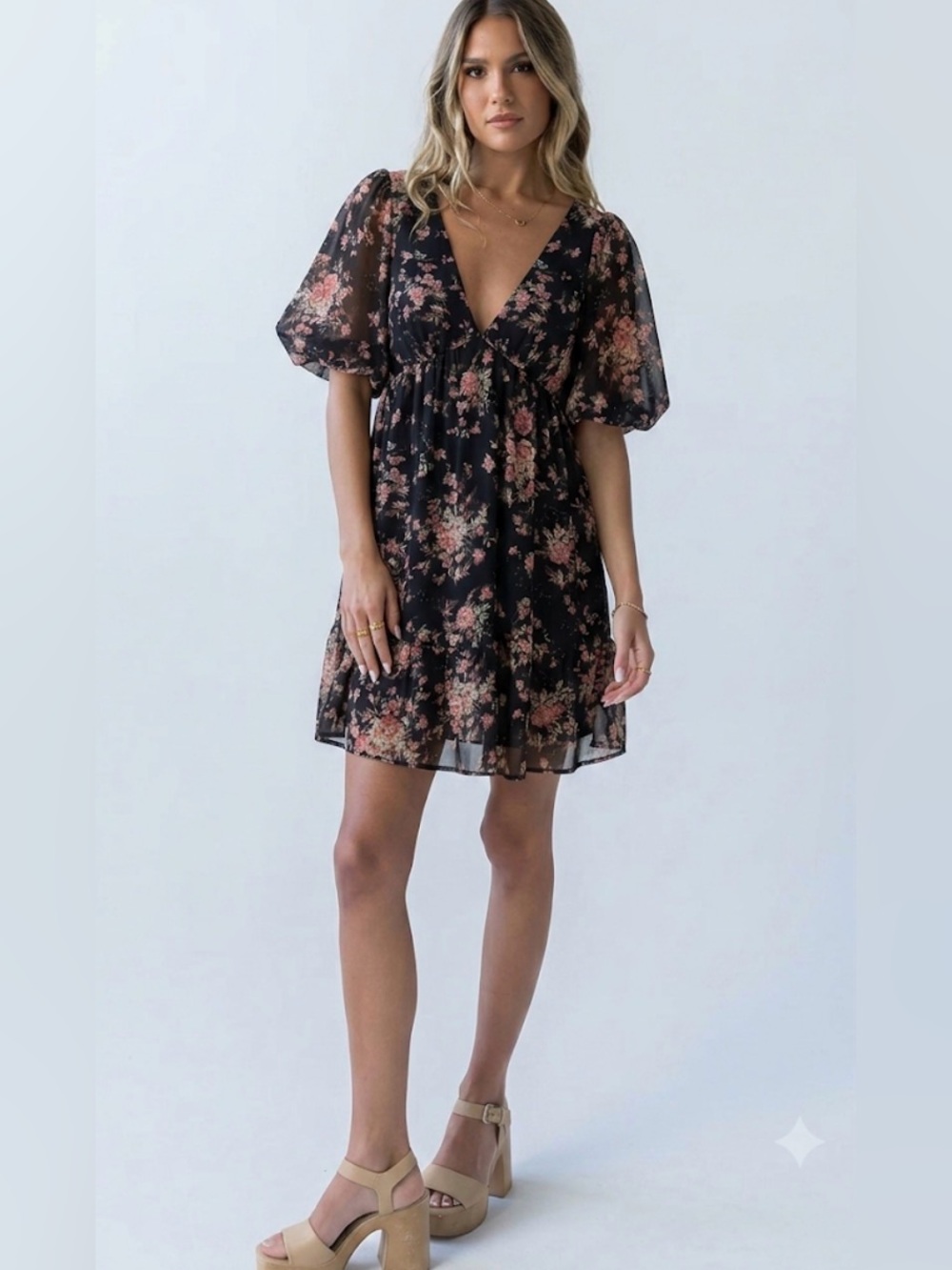 Bohme Lizzy Floral Mini Dress